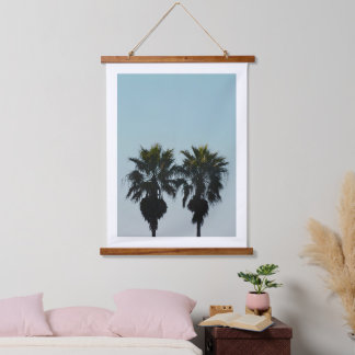 Summer Palm Trees Hanging Tapestry