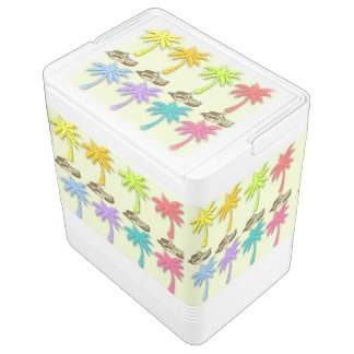 Summer Palm Trees Igloo Can Cooler