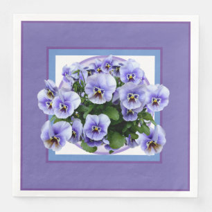 Summer Pansy Napkin