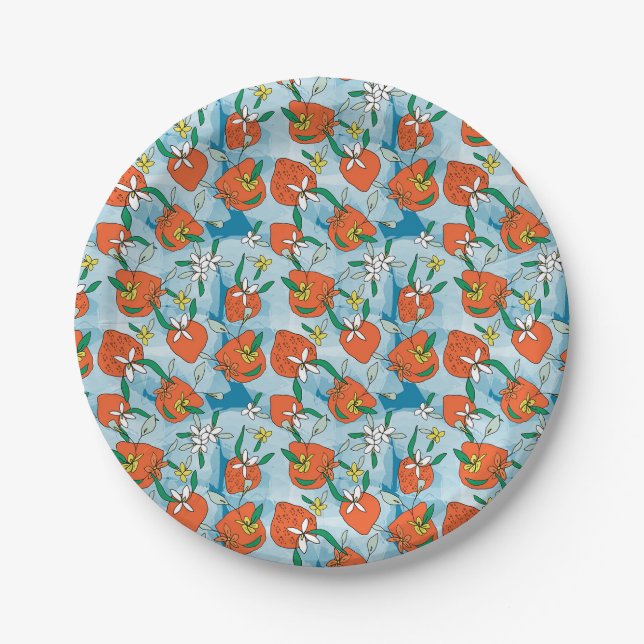 Summer Paper Party Plates (Front)