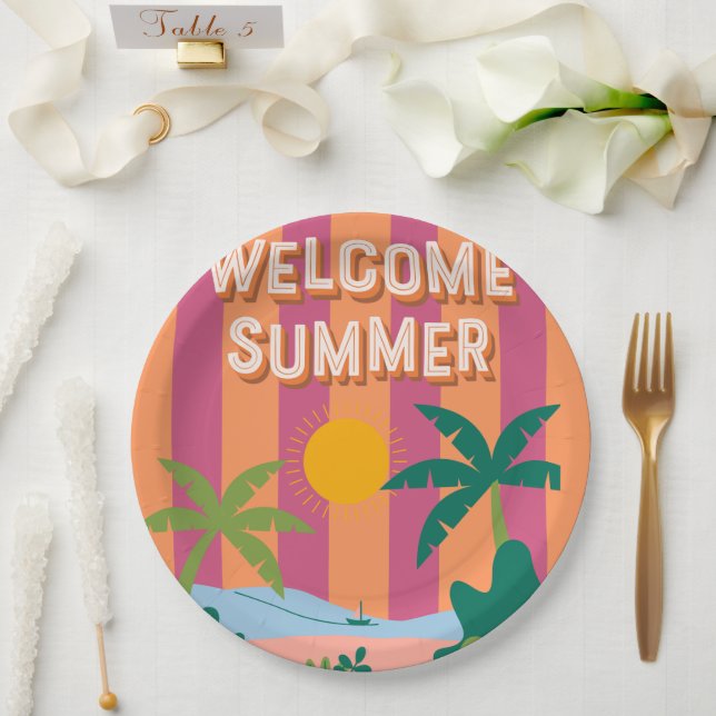 Summer Paper Plate (Wedding)