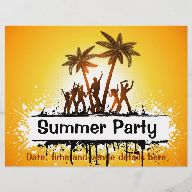 Summer party flyer (Front)