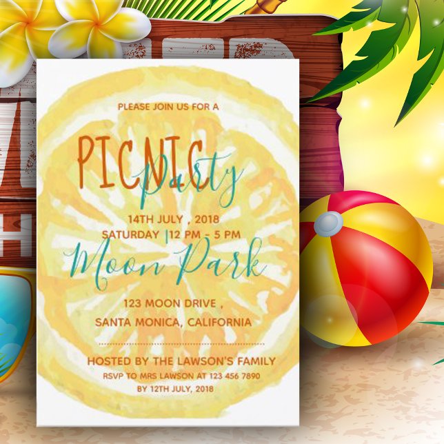 Summer Party Invitation (Creator Uploaded)