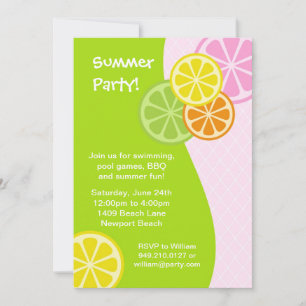 Summer Party Invitation