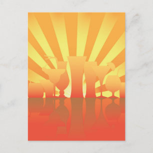 Summer Party Invitation design Postcard