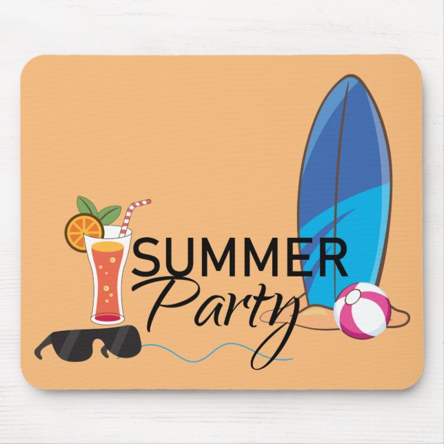 Summer Party Mouse Pad (Front)