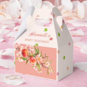 Summer Party Peachy Baby Shower Favour Box