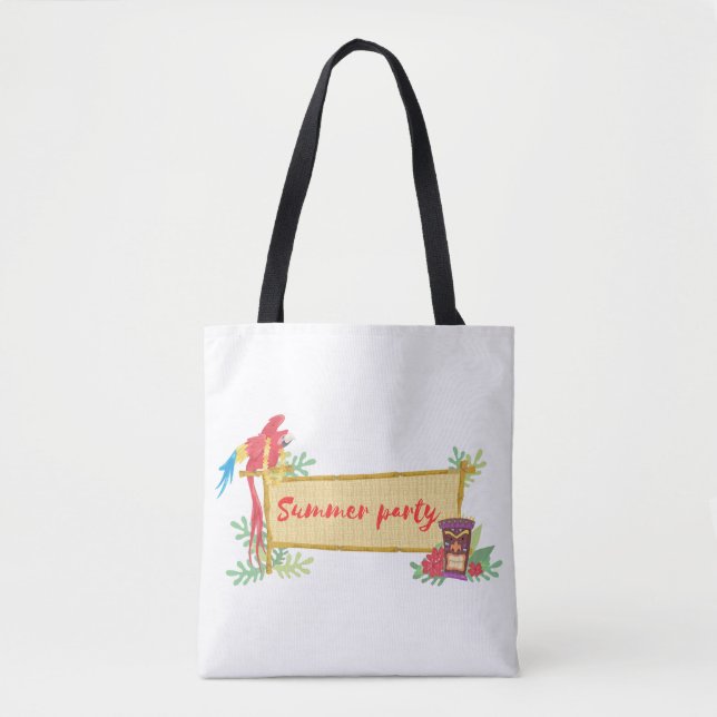 summer party tote bag (Front)