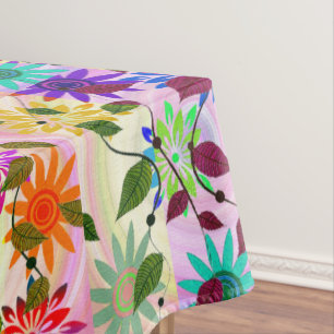 Summer Pastel Colours Tablecloth