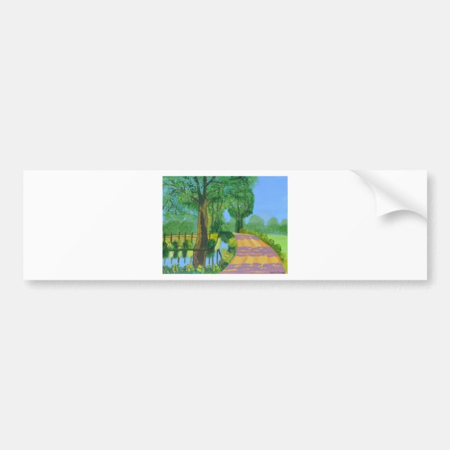 Summer Path Bumper Sticker (Front)
