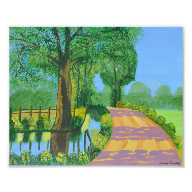 Summer Path Photo Print (Front)