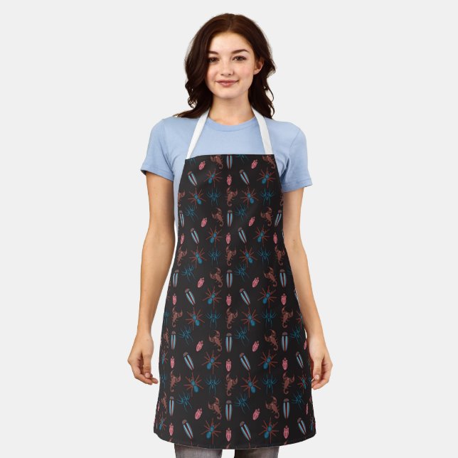Summer Pattern Apron (Worn)