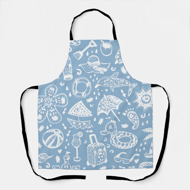 Summer pattern apron (Front)