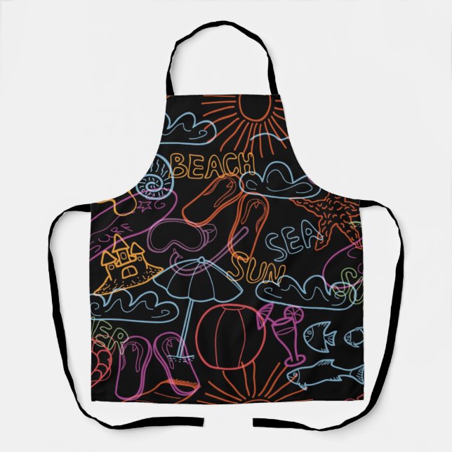 Summer pattern apron (Front)