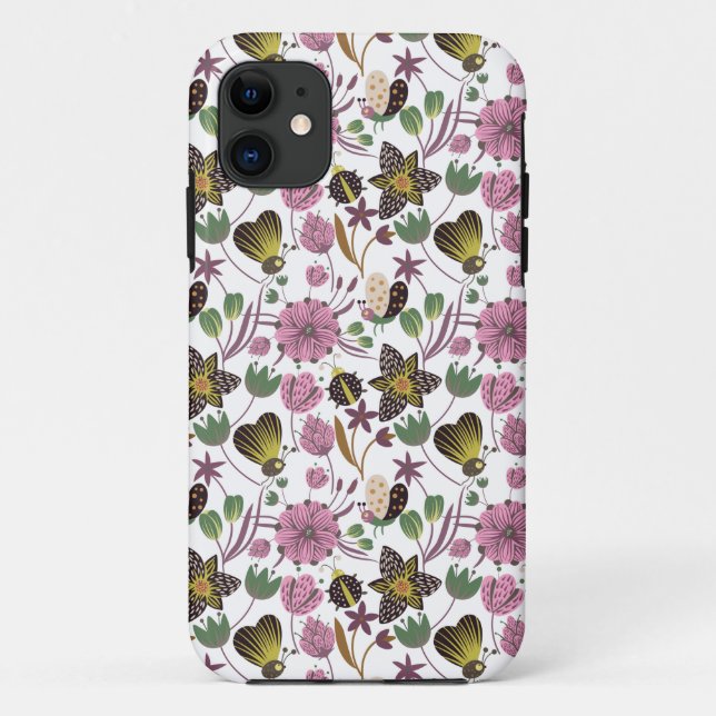 Summer Pattern Case-Mate iPhone Case (Back)