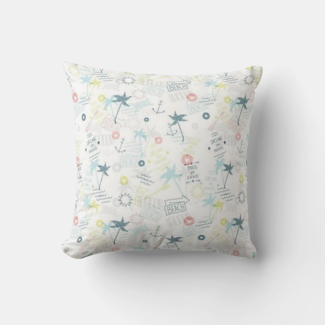 Summer pattern cushion (Front)
