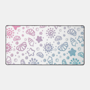 Summer pattern desk mat