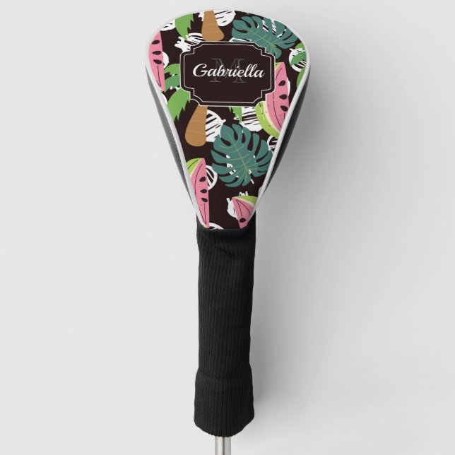 Summer Pattern Golf Head Cover (Front)