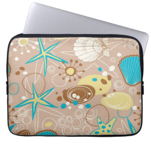 Summer pattern laptop sleeve