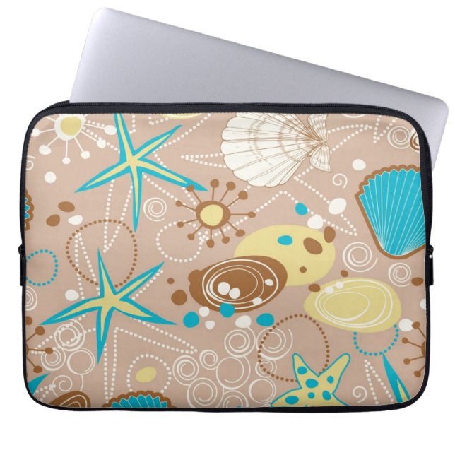 Summer pattern laptop sleeve (Front)