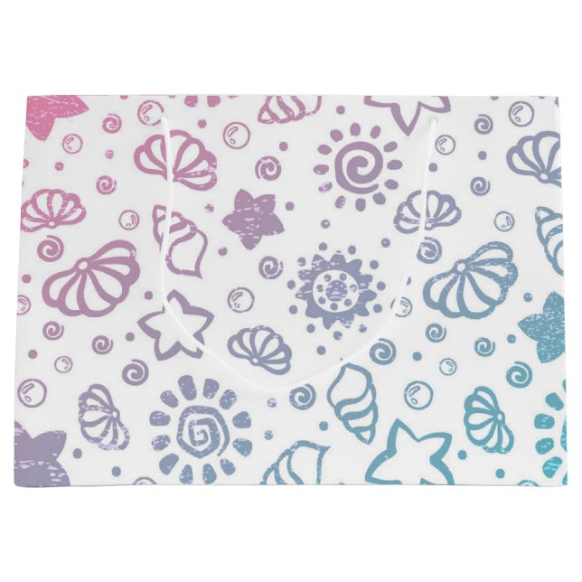Summer pattern large gift bag (Front)