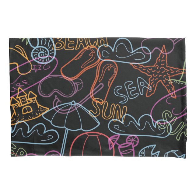 Summer pattern pillowcase (Front)