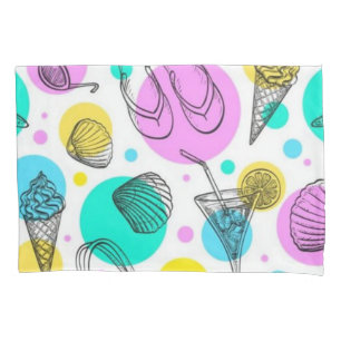 Summer pattern pillowcase