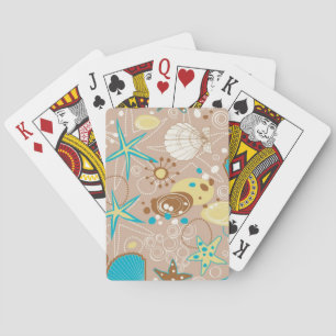 Summer pattern playing cards
