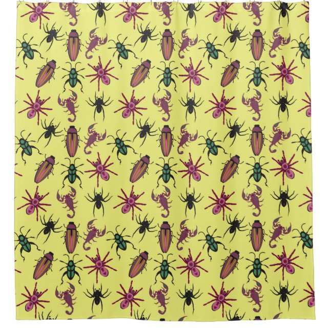Summer Pattern Shower Curtain (Front)