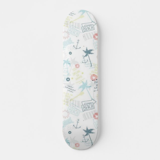 Summer pattern skateboard (Front)