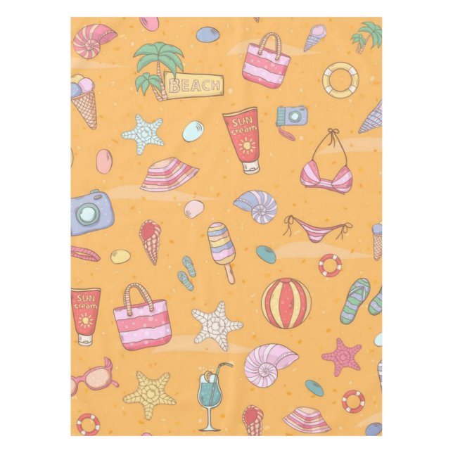 Summer pattern tablecloth (Front)
