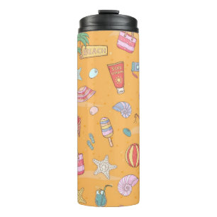Summer pattern thermal tumbler