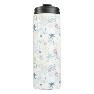 Summer pattern thermal tumbler