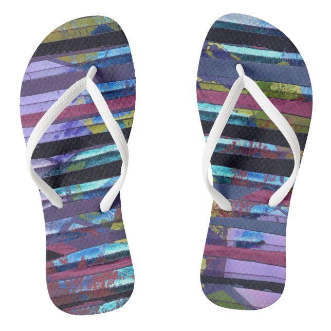 Summer pattern thongs (Footbed)