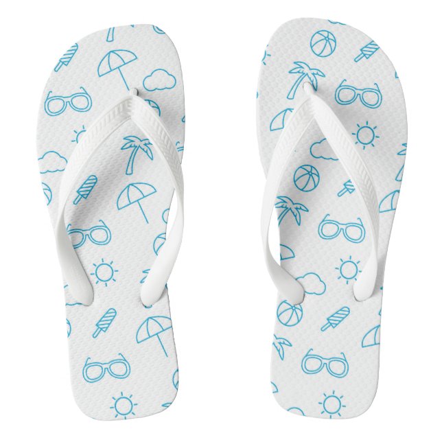 Summer Pattern Thongs (Footbed)