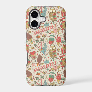Summer Pattern With Ice Cream