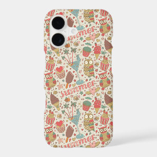 Summer Pattern With Ice Cream