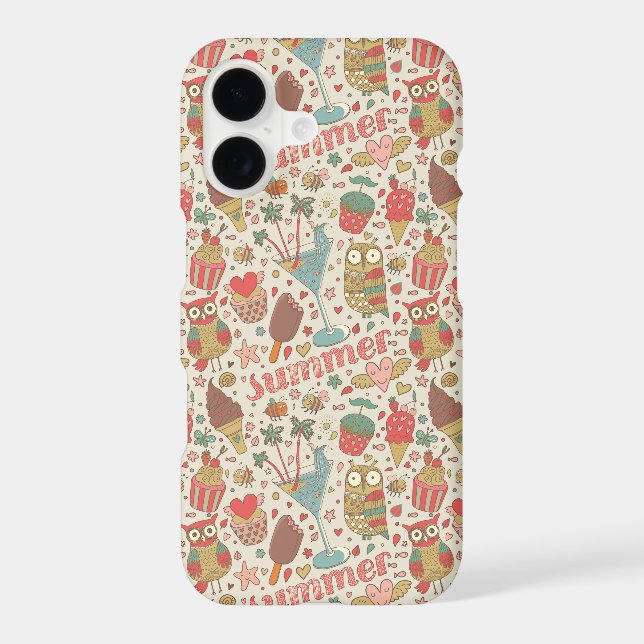 Summer Pattern With Ice Cream (Back)
