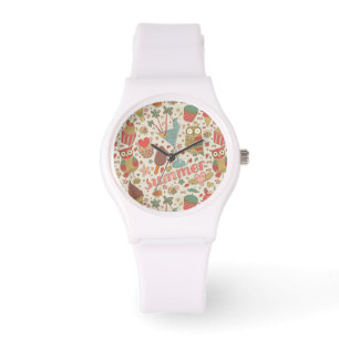 Summer Pattern With Ice Cream Watch