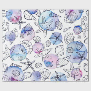 Summer pattern wrapping paper