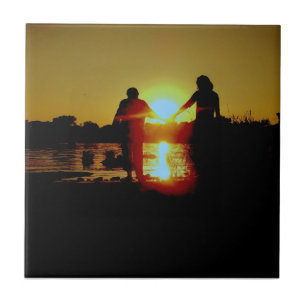 Summer peace ceramic tile