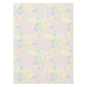 Summer peonies - piglet & butter tablecloth