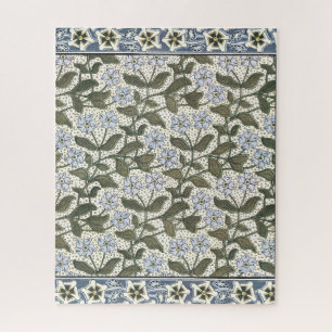 Summer Periwinkle Flower Pretty Elegant Floral Jigsaw Puzzle