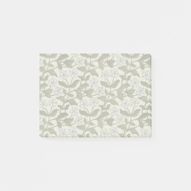 Summer Periwinkle Flower Pretty Elegant Floral Post-it Notes (Front)