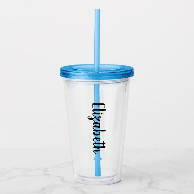 Summer Personalised Party Favour Colour Cold Cups (Front)