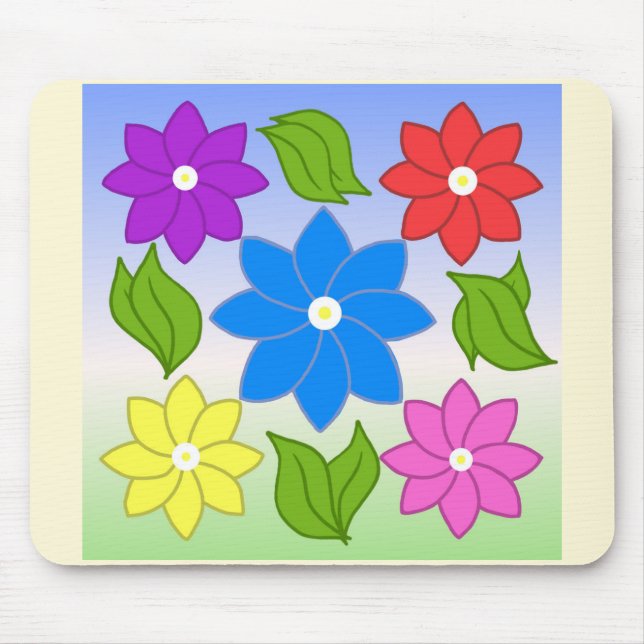 Summer Petals Mouse Pad (Front)