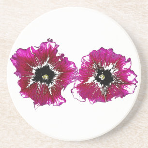 Summer Petunias Coaster
