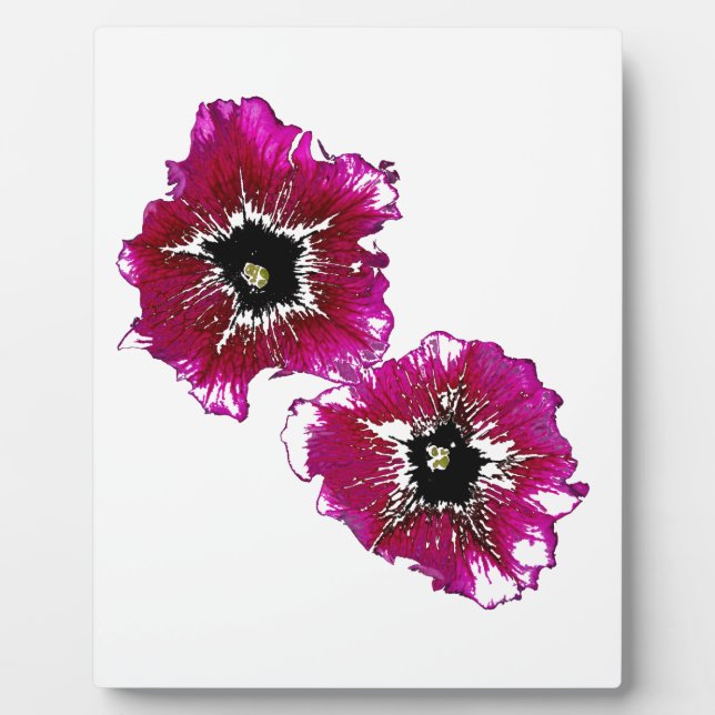 Summer Petunias Plaque (Front)