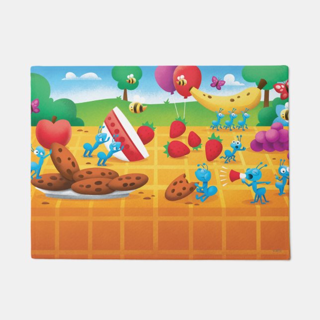 Summer Picnic Doormat (Front)