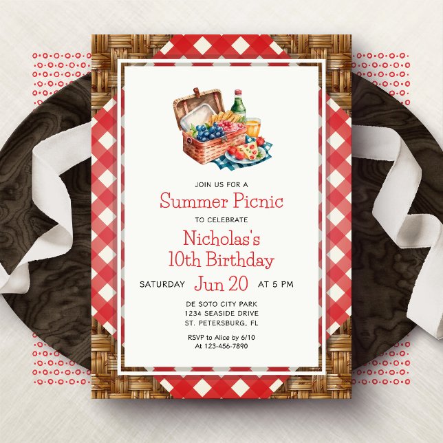 Summer Picnic Invitation (Creator Uploaded)